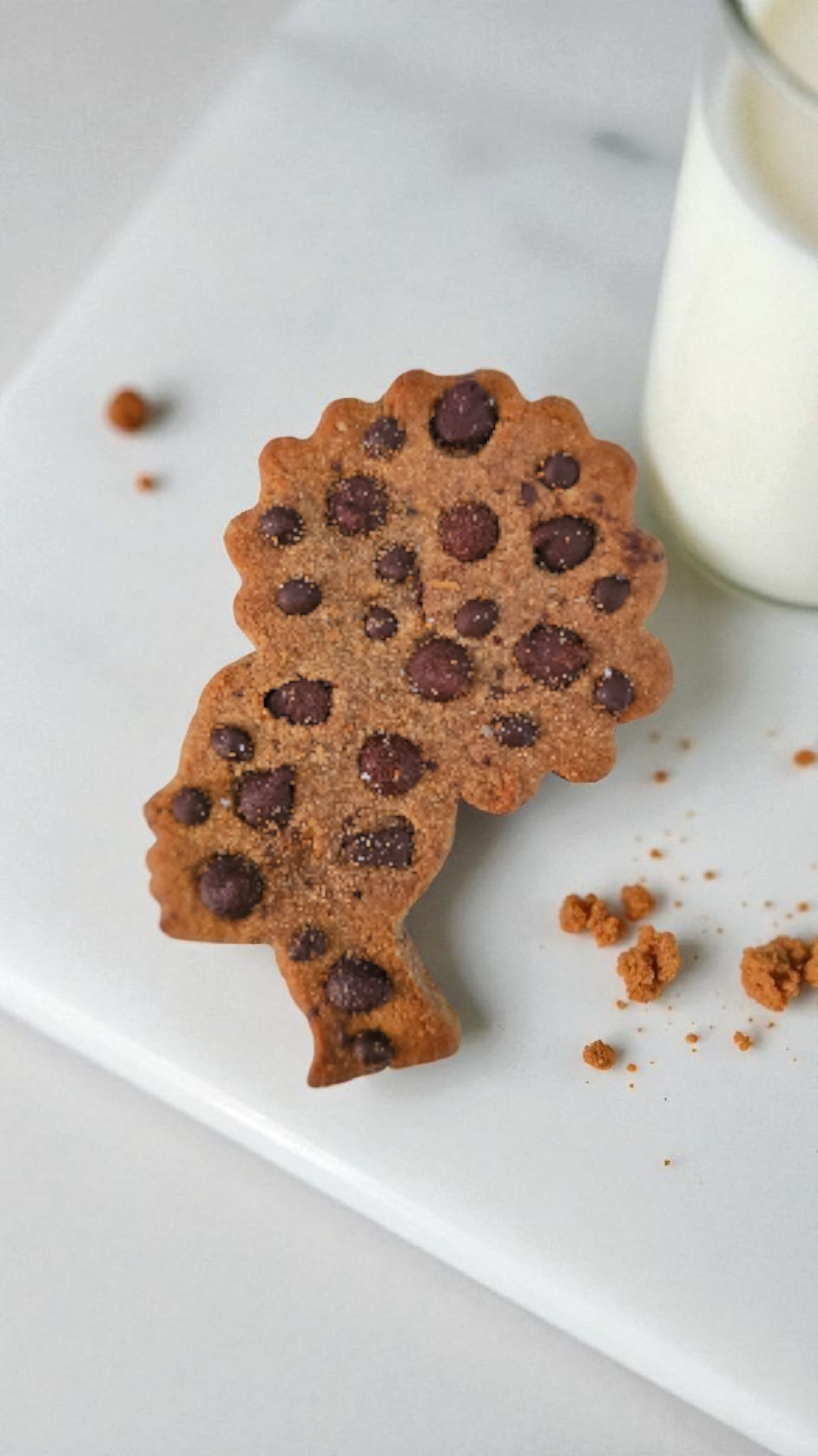 Queen Choco Chip Cookie (High Fiber, Gut Friendly, Gluten & Dairy Free Sea Moss Infused Chocolate Chip Cookie)