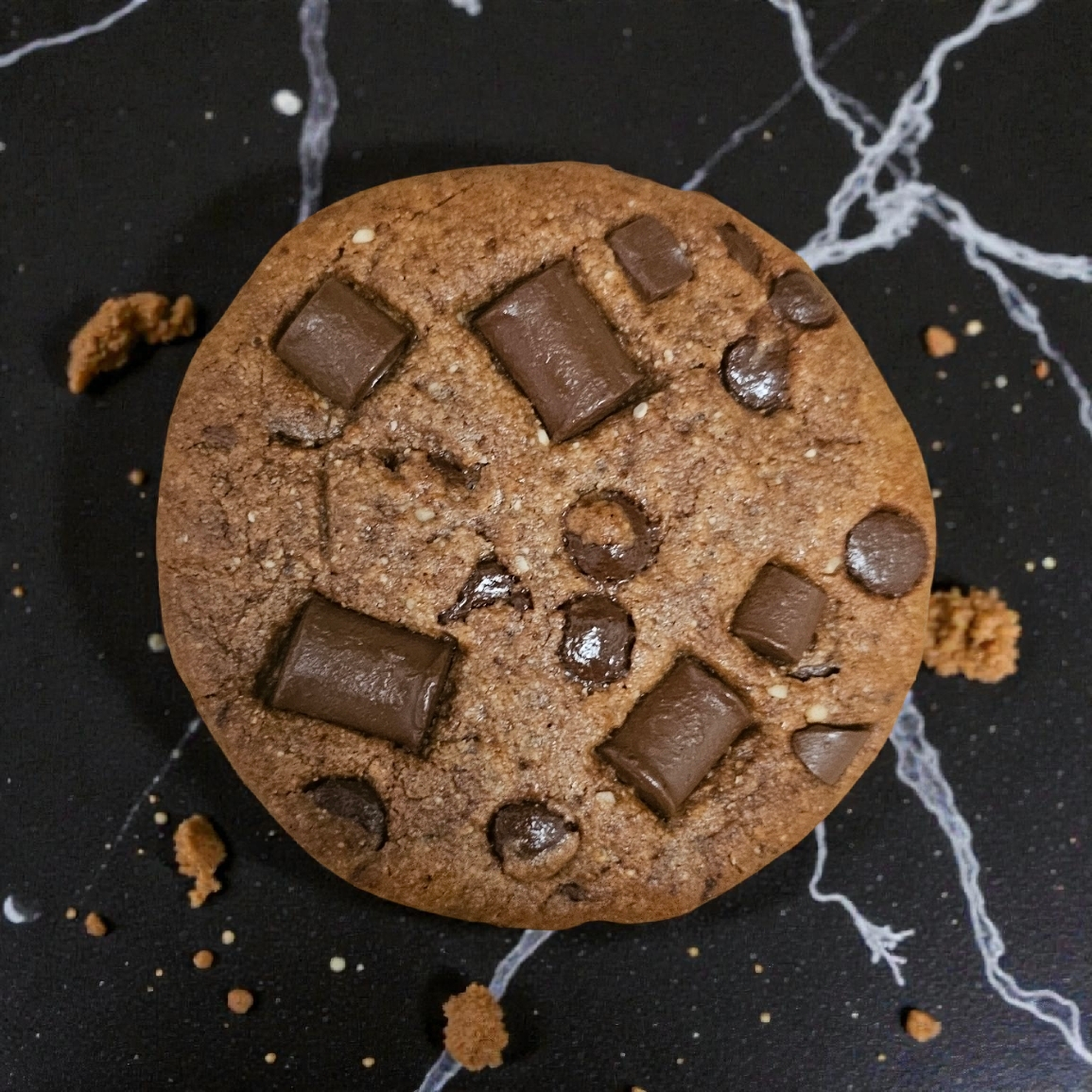 Queen Choco Chip Cookie (High Fiber, Gut Friendly, Gluten & Dairy Free Sea Moss Infused Chocolate Chip Cookie)